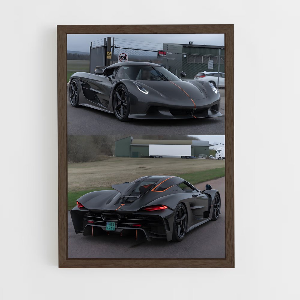 Poster Jesko Fury – affiche Koenigsegg (vue 5)